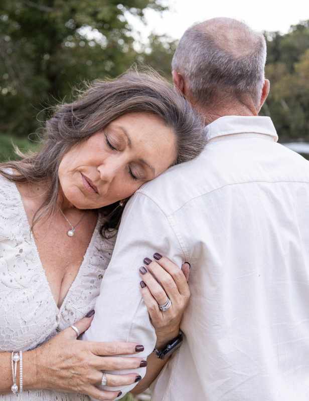 Close emotional anniversary portrait